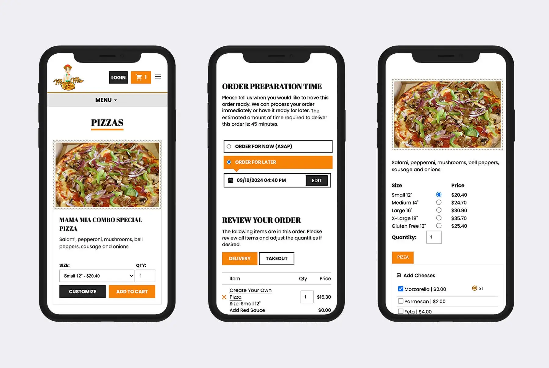 landing page